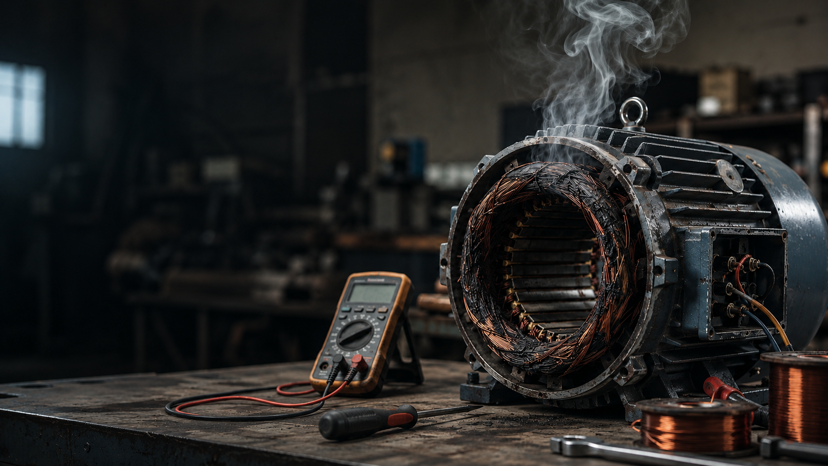 Burning Smell from Motor
